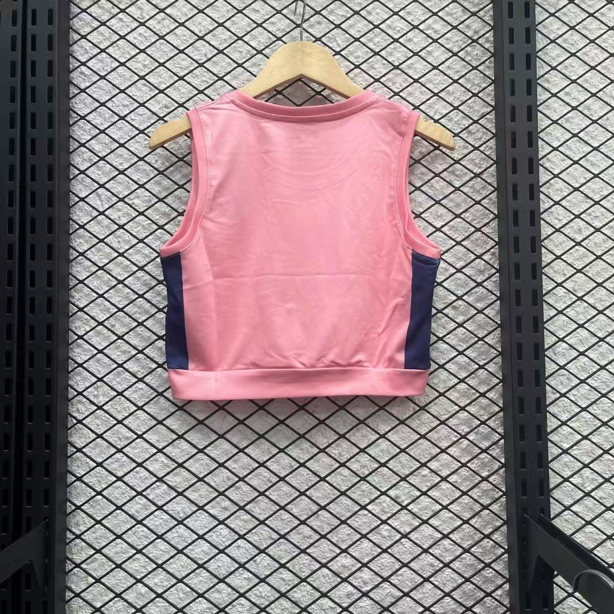 25-26 Barcelona Pink Women Yoga Vest Kit Soccer Sinoshirt AAAAJersey Supply Yupoo 1