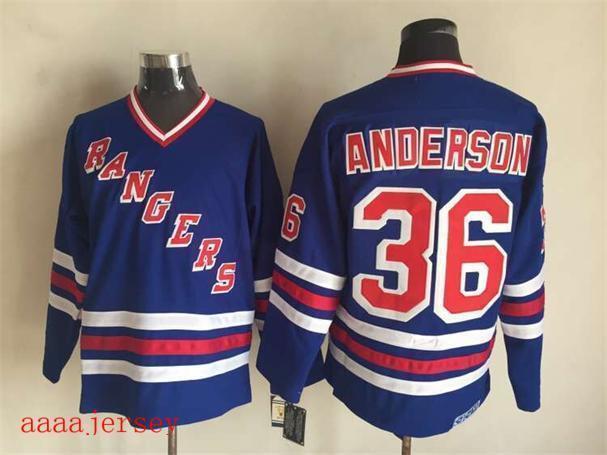 New York Rangers retro Ice Hockey jersey M-3XL 纽约游骑兵队复古冰球服 4