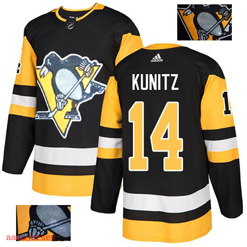 2018 Pittsburgh Penguins ice hockey jersey M-3XL 匹兹堡企鹅队时尚亮片款冰球服 23