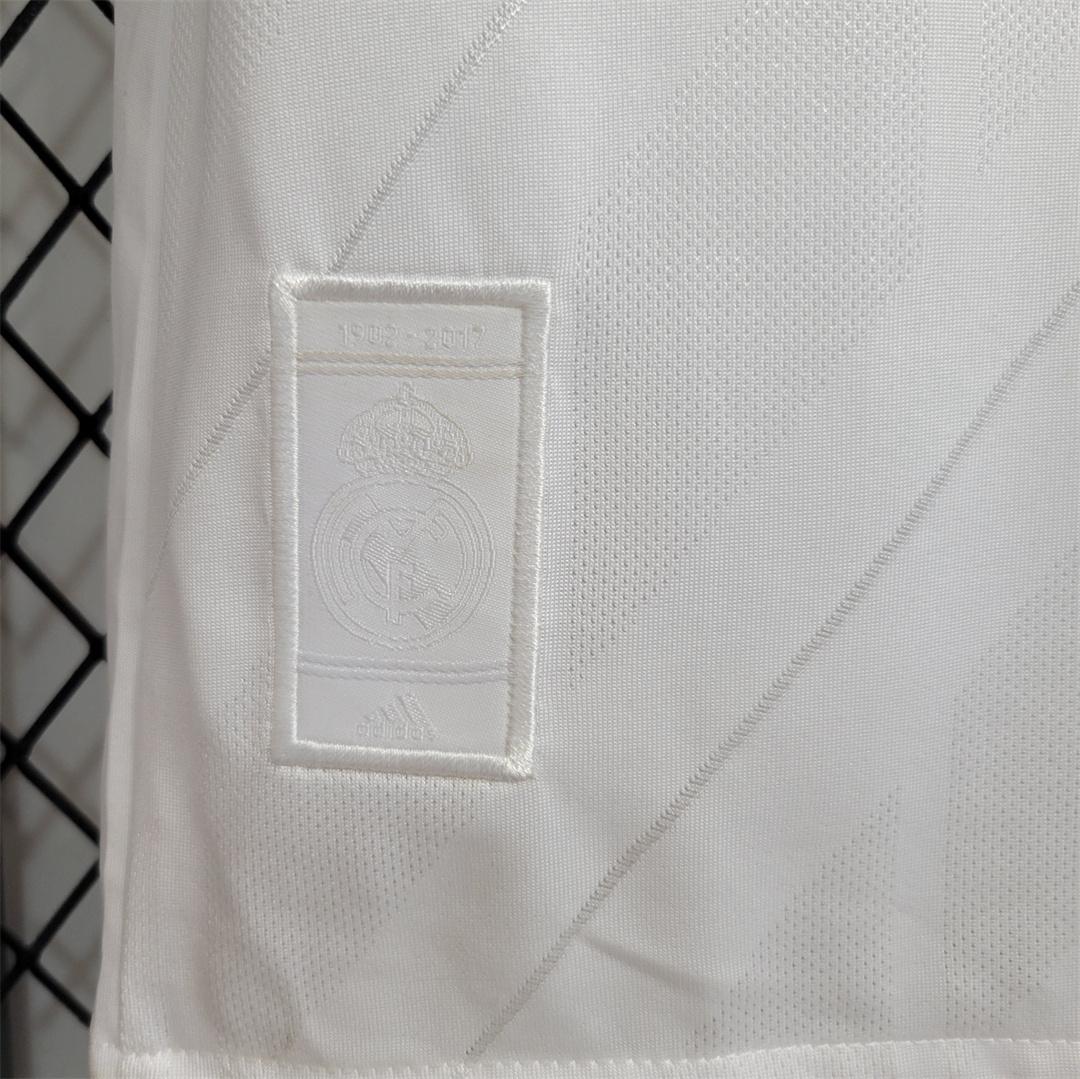 17-18 Real Madrid home white player version 5