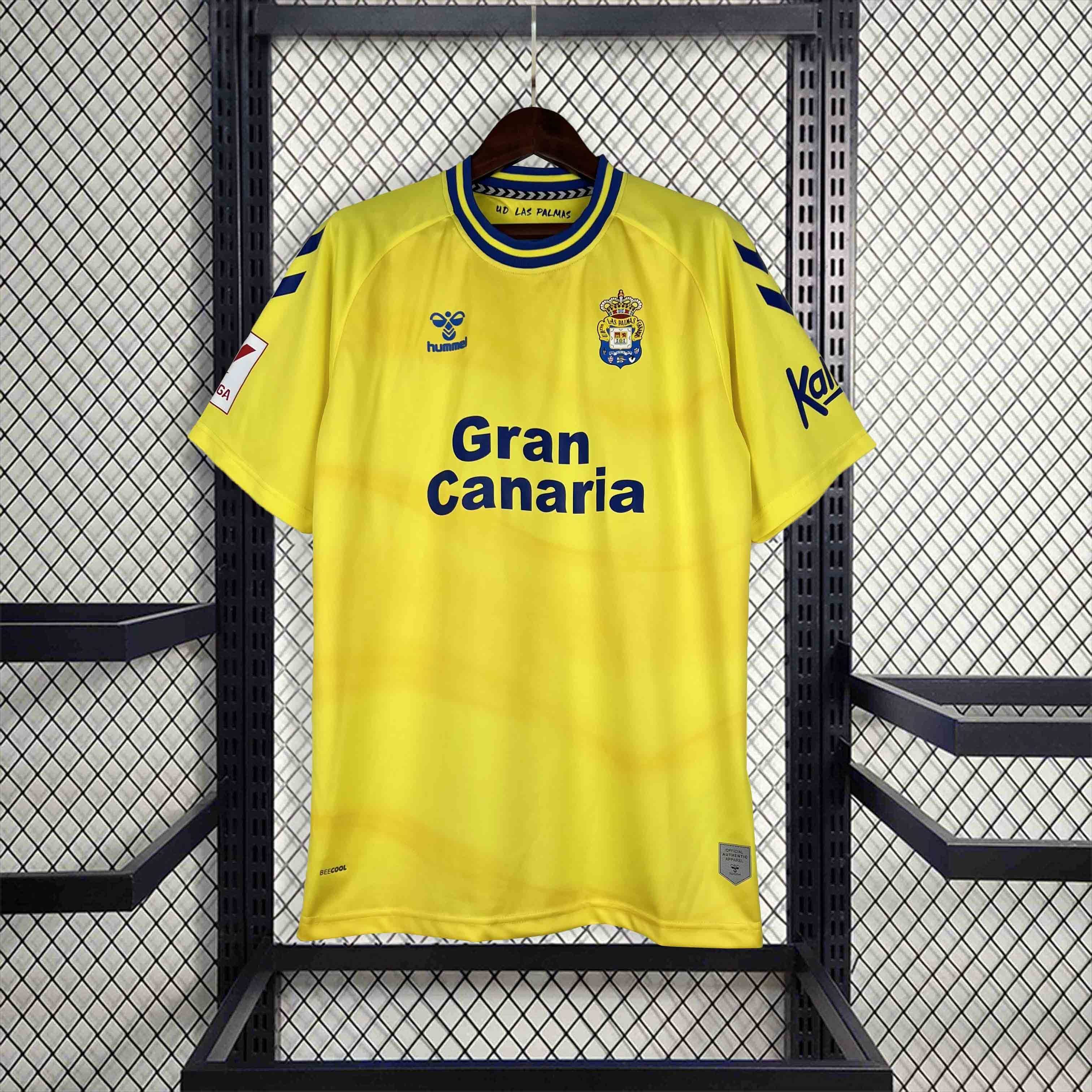 23-24 Las Palmas Home S-XXL Cheap Soccer Jerseys