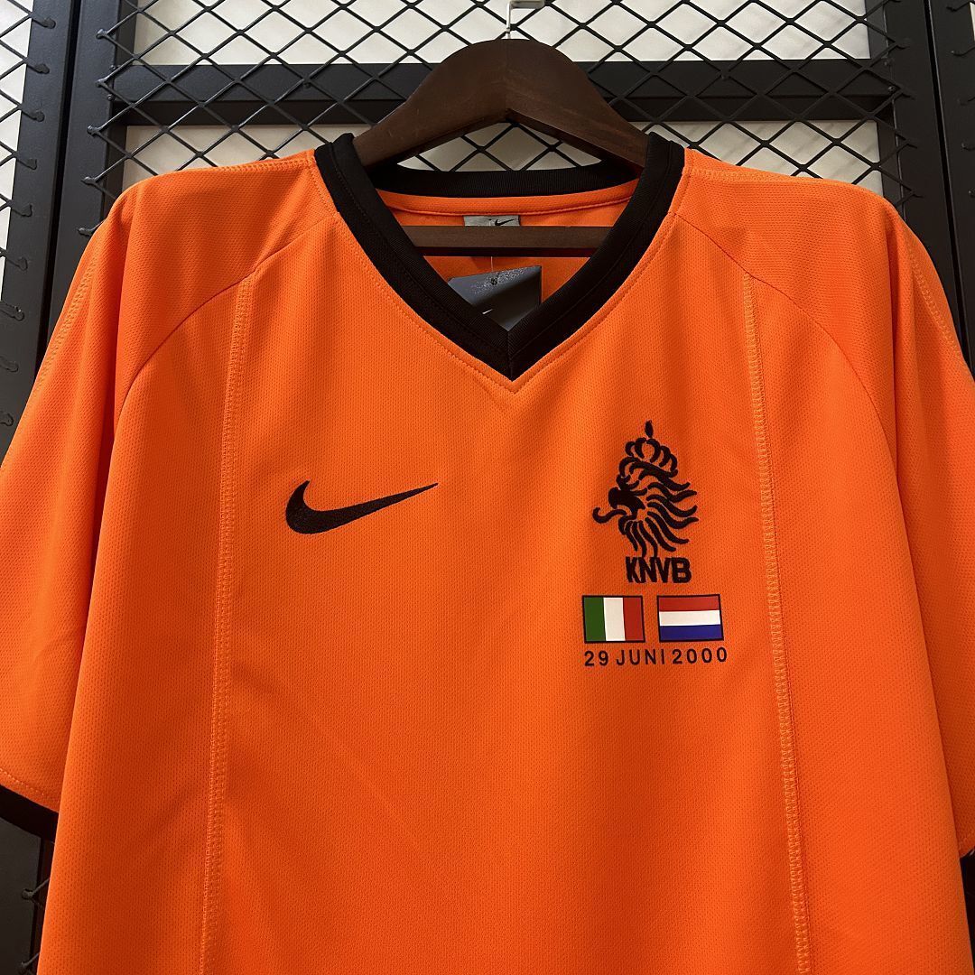 2000 Netherlands Home Retro Kit Vintage Shirt AAAAJersey Dropship Yupoo 1
