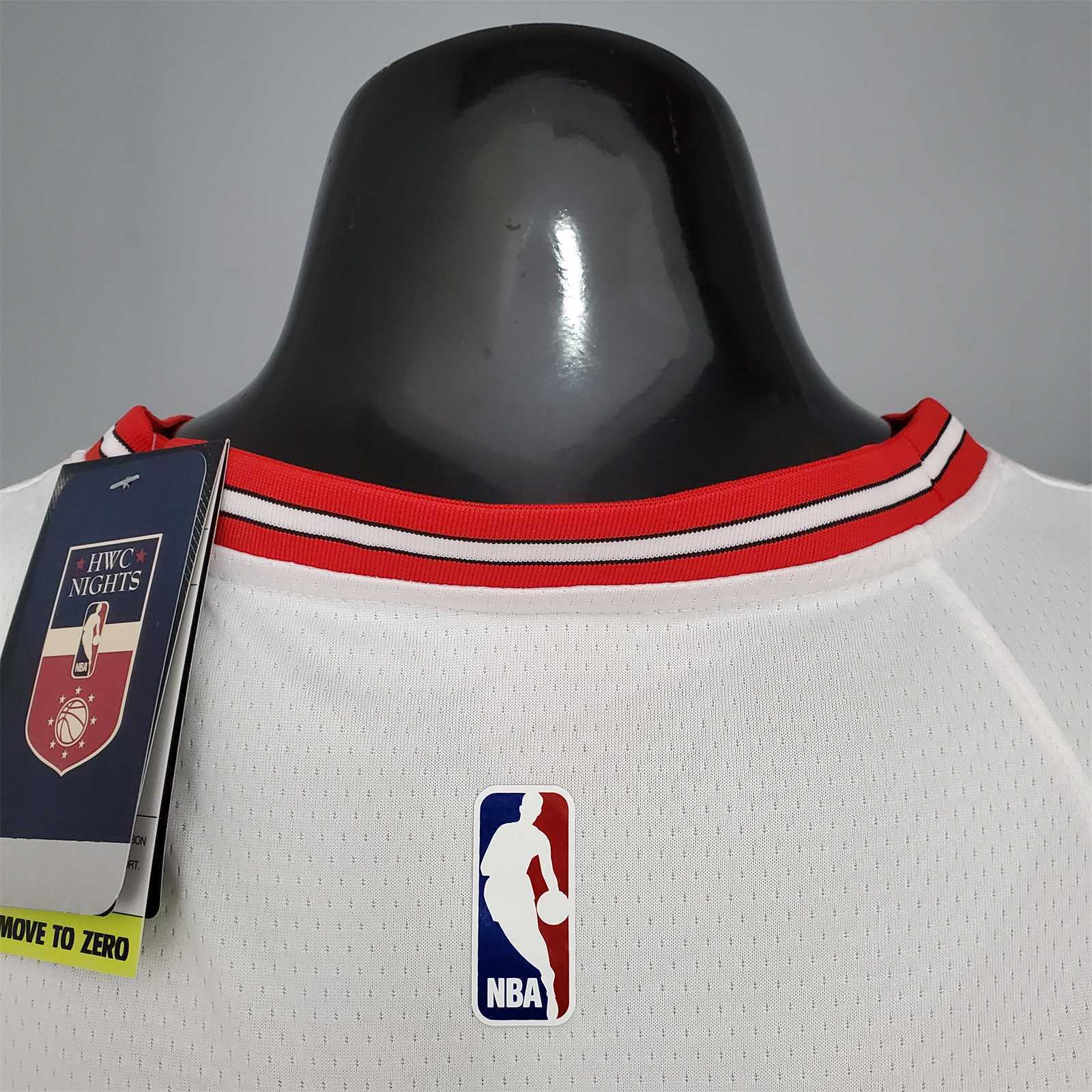 ROOMAN#91 Chicago Bulls white 1