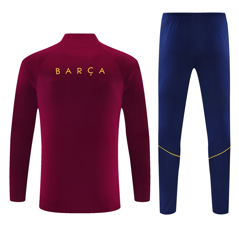 26-27 Barcelona Mens Kit Football Aldult Training Long Sleeve Suit Yupoo 5 3