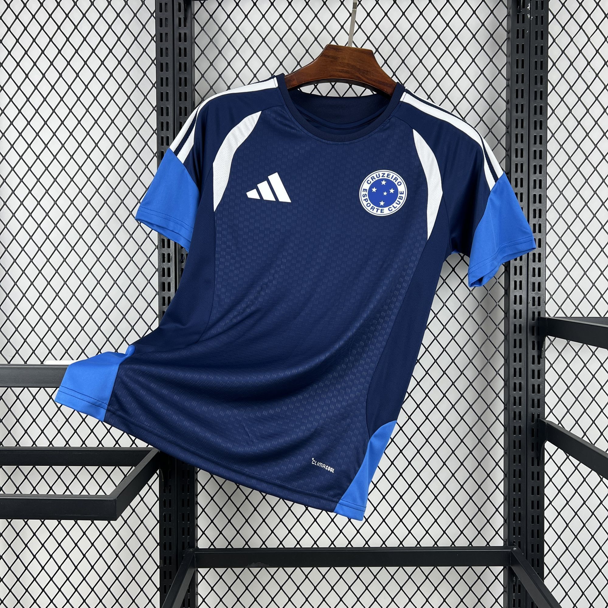 25-26 Cruzeiro Pre-Match Kit Soccer T-Shirt AAAAJersey Supply Yupoo