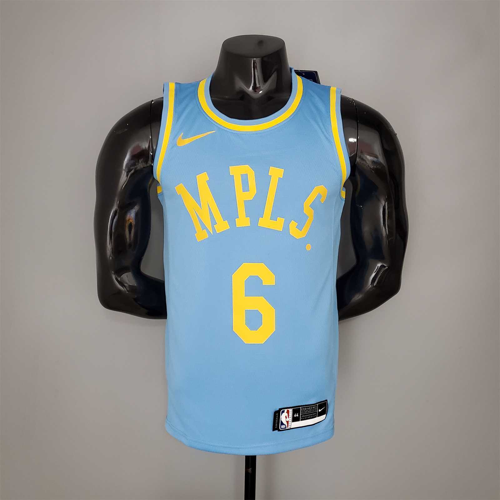 2021 James#6 Lakers Minneapolis Edition Blue