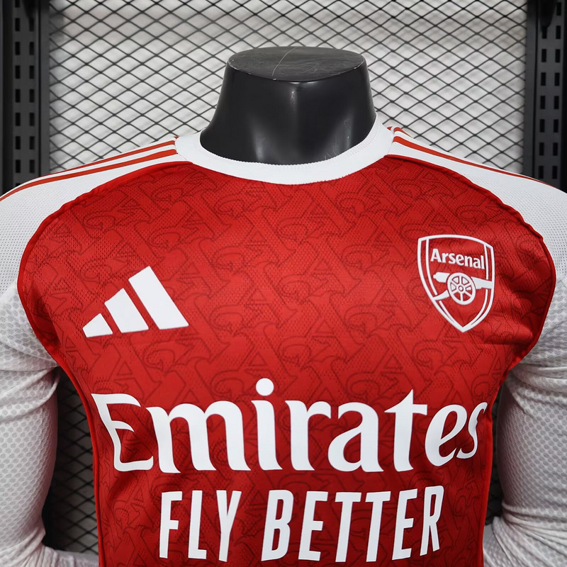 25-26 Arsenal Home Long Sleeve Kit Player Version Shirt AAAAJersey Wholesale Yupoo 2