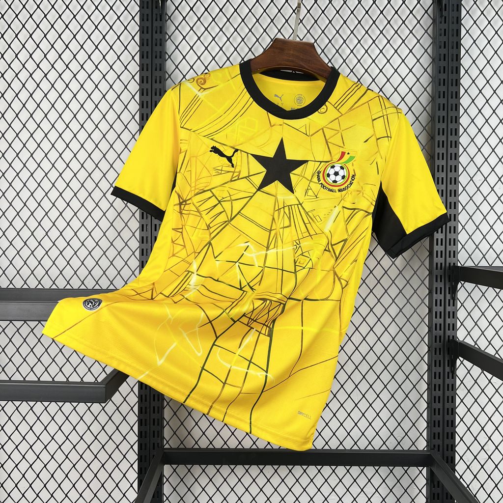 2026 Ghana Away Mens Kit Yellow Football T-Shirt AAAAJersey Supply Yupoo 6
