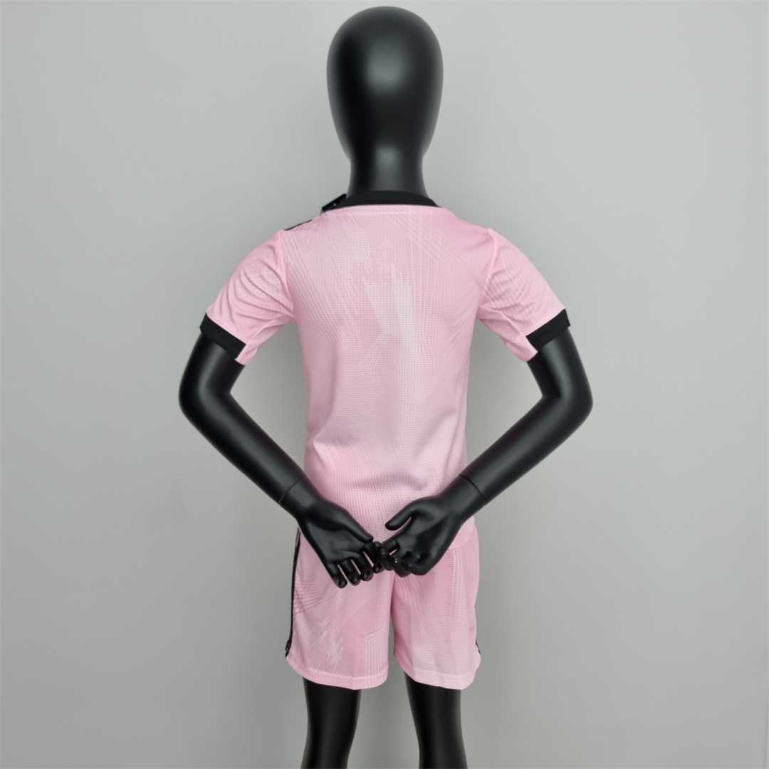 22-23 Real Madrid Y3 pink kids kit 6