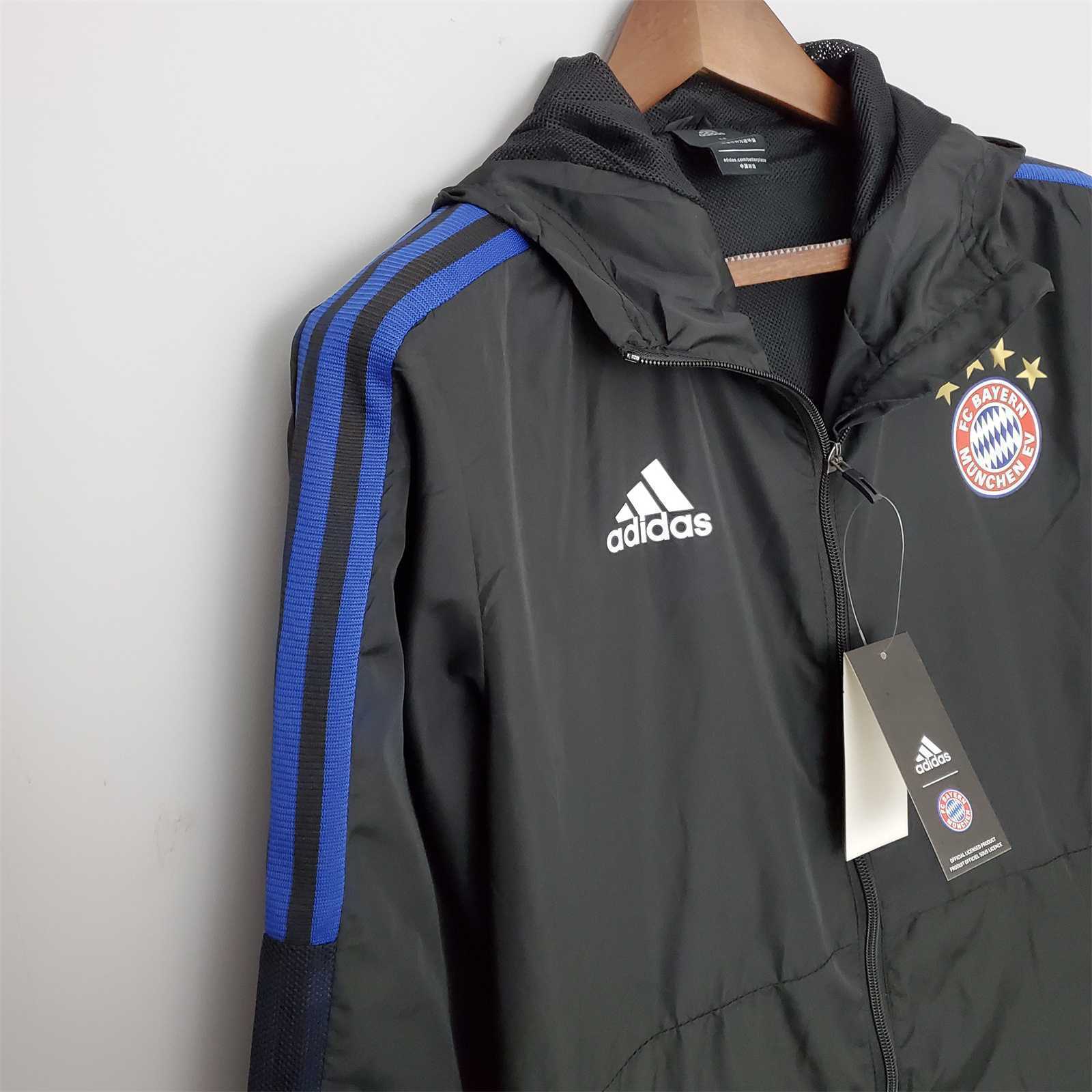 22-23 Bayern black windbreaker 4
