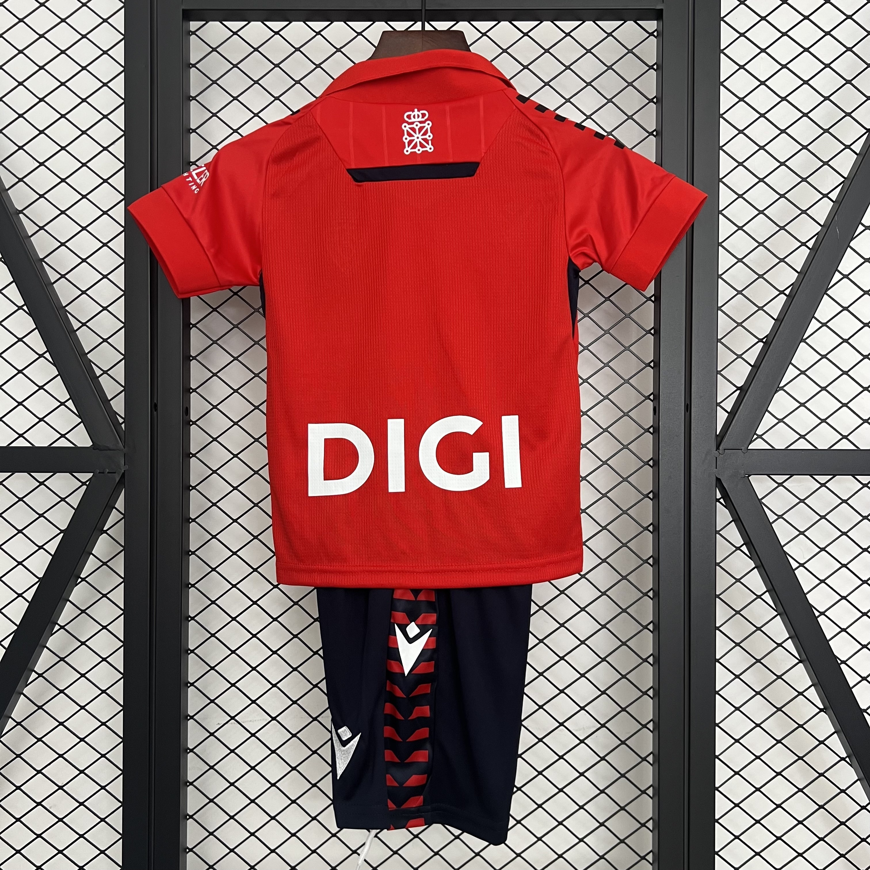 25-26 Osasuna Home Kids Kit Football Youth Apparels AAAAJersey Supply Yupoo 1