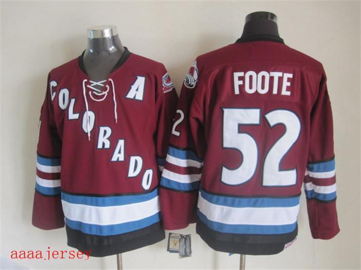Colorado Avalanche retro ice hockey jersey M-3XL 科罗拉多雪崩队复古冰球服 4