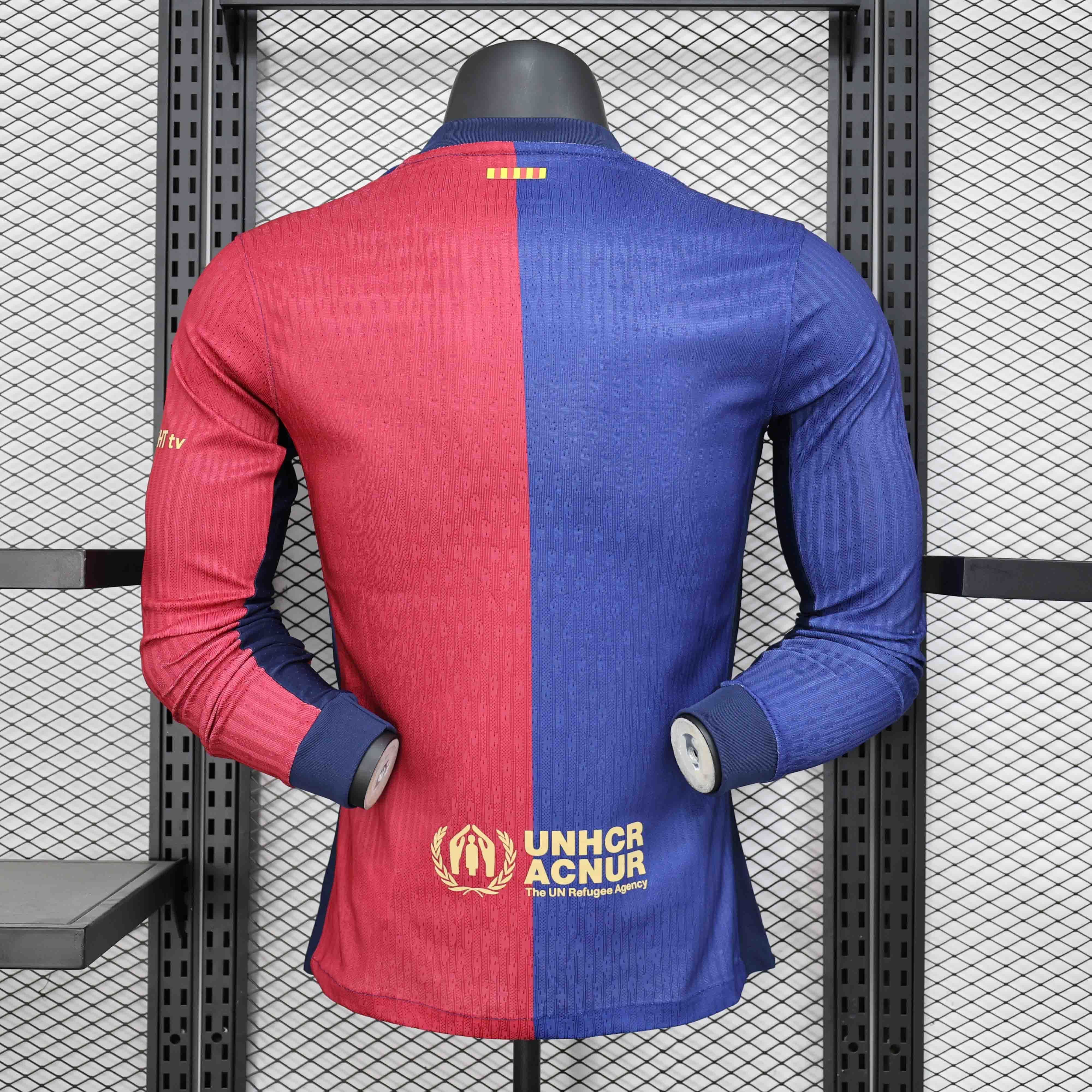 24-25 Barcelona Home ColdPlay Edition Long Sleeve Kit Player Version Shirt AAAAJersey Supplier 2