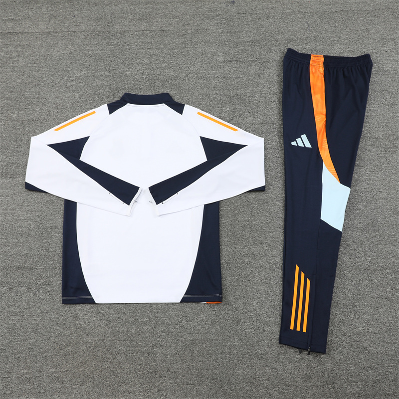 24-25 Real Madrid Long Sleeve Training Suit Football Shirts 3