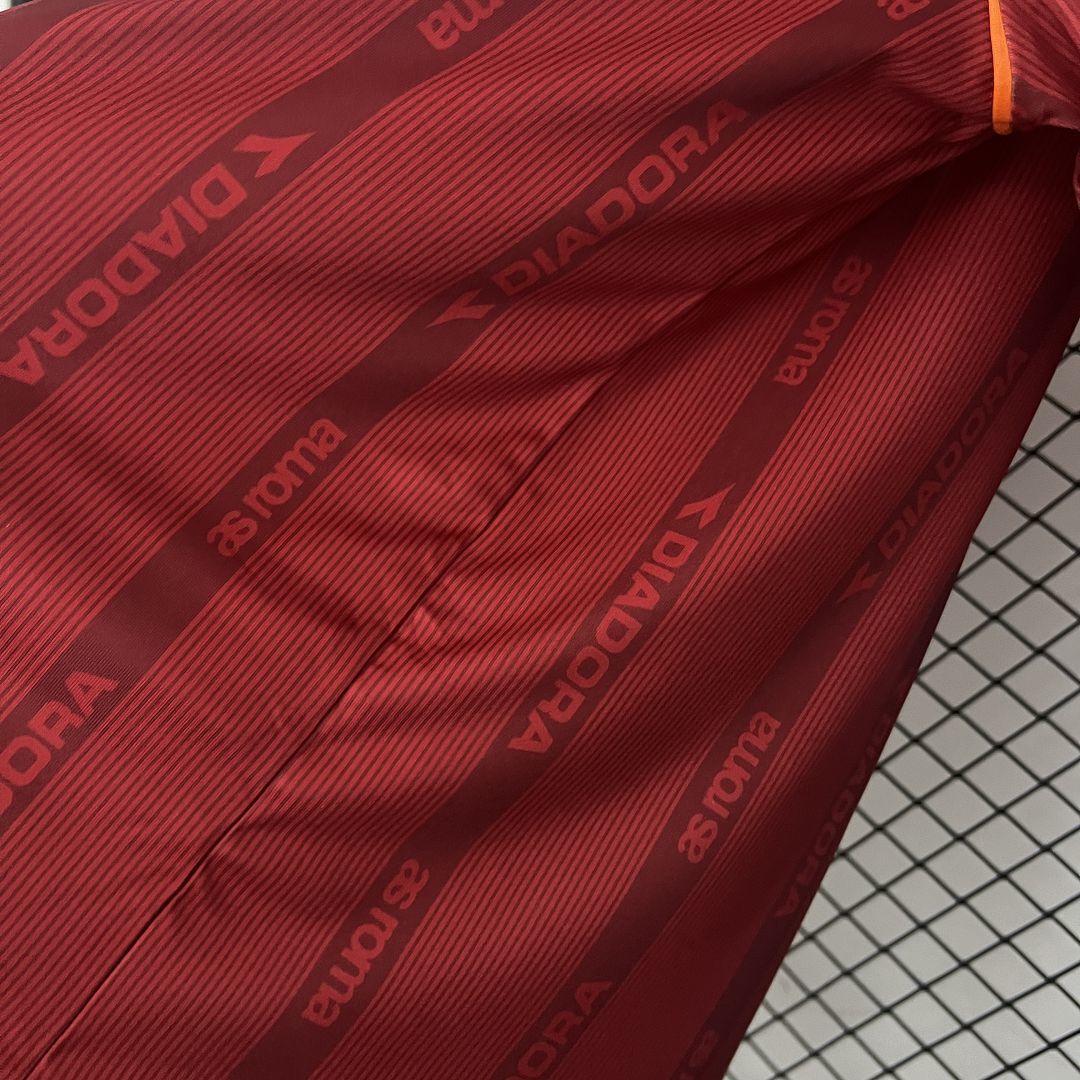 99-00 Roma Home Retro Kit Vintage Shirt AAAAJersey Dropship Yupoo 8
