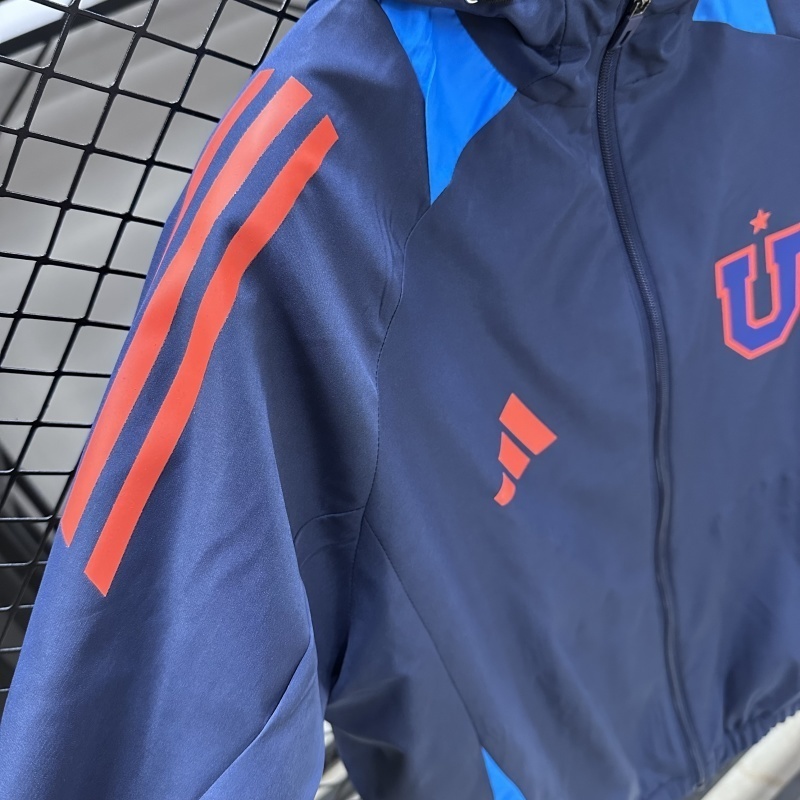 25-26 Universidad de Chile Navy Windbreaker Jackets Yupoo 3