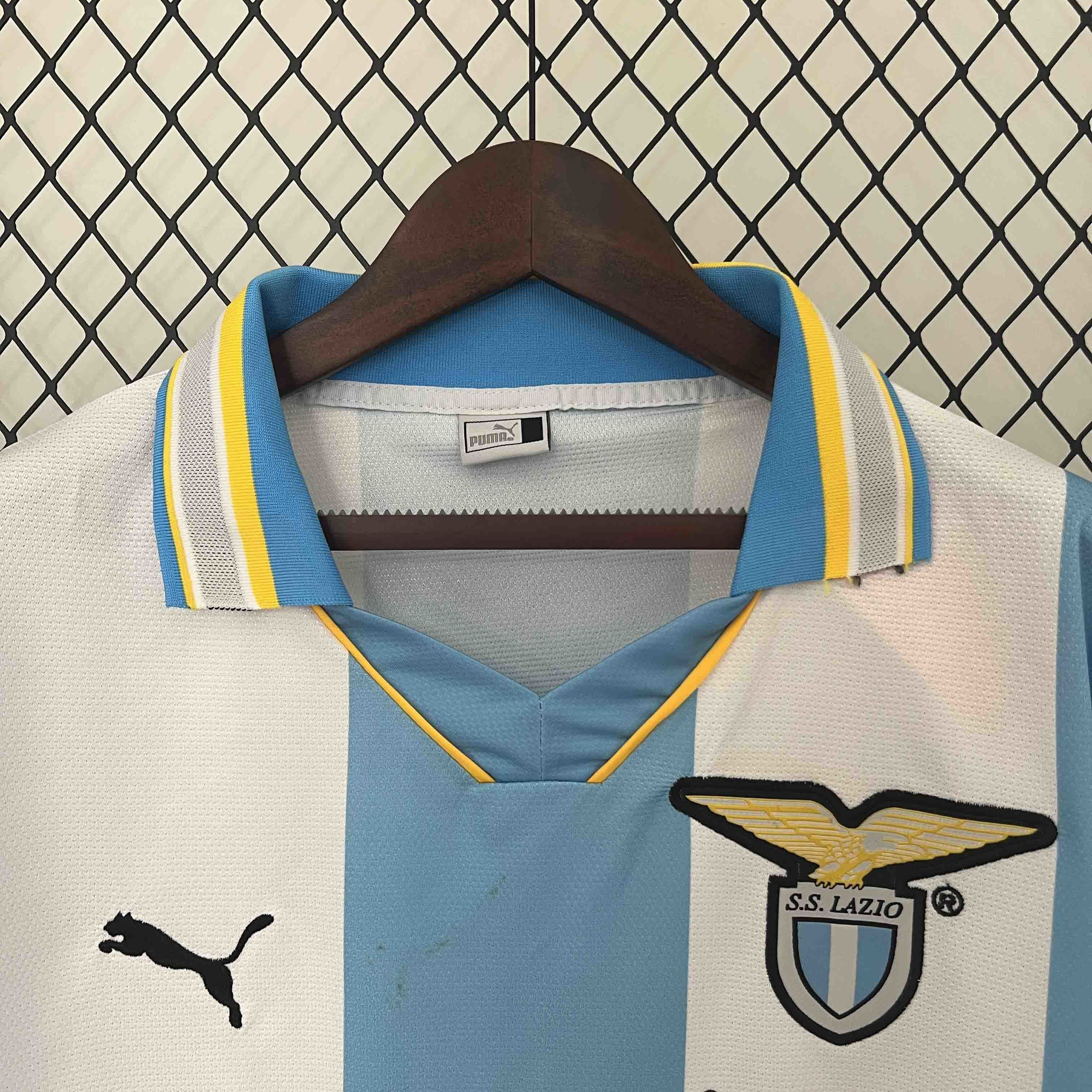 99-00 Lazio Home Retro Kit Football Apparel AAAAJerseys Dropshipping Yupoo 2