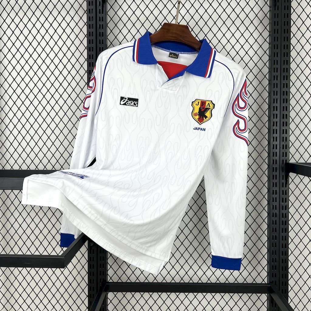 1998 Japan Away Retro Kit Long Sleeve Vintage Shirt AAAAJersey Supplier Yupoo