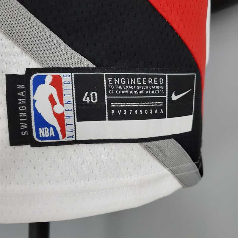 2021 LILLARD#0 Trail Blazers Home White 7