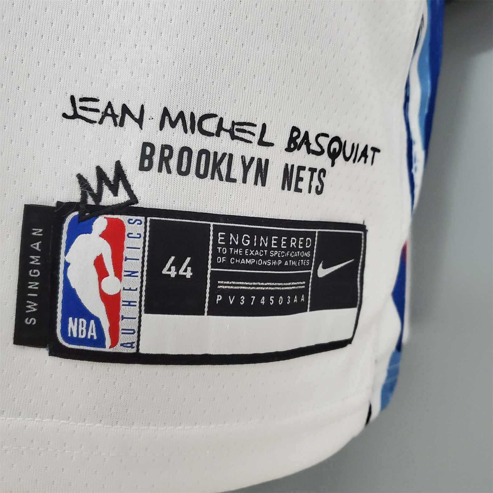 DURANT#7 Brooklyn Nets graffiti white 2