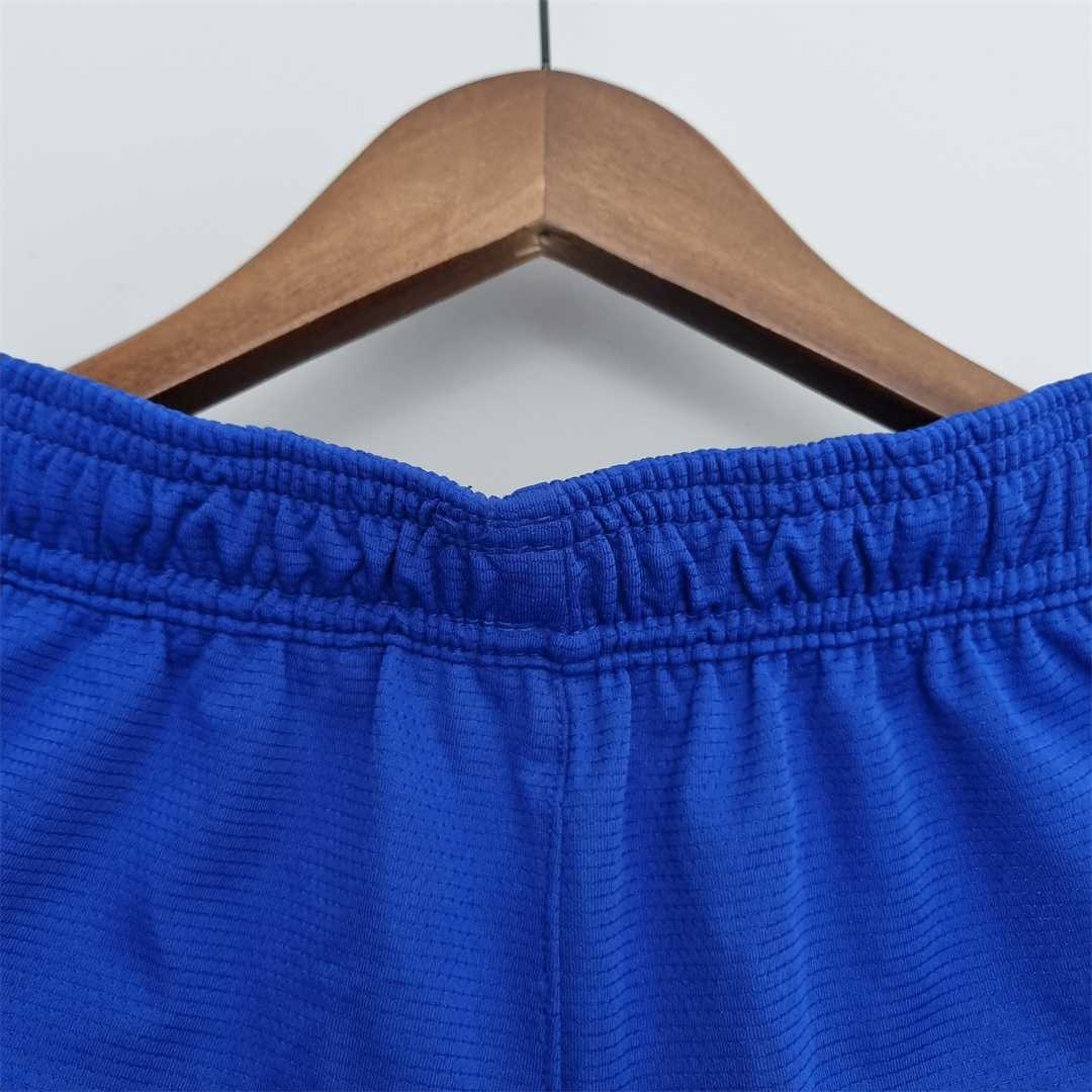 2022 New York Knicks NBA US Training Shorts Blue 5