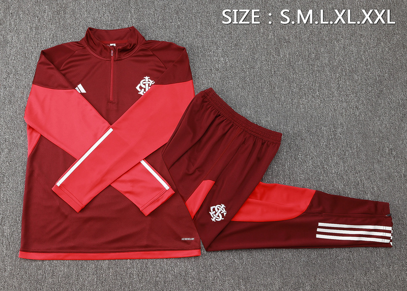 24-25 Internacional Long Sleeve Training Suit Football Shirts 1