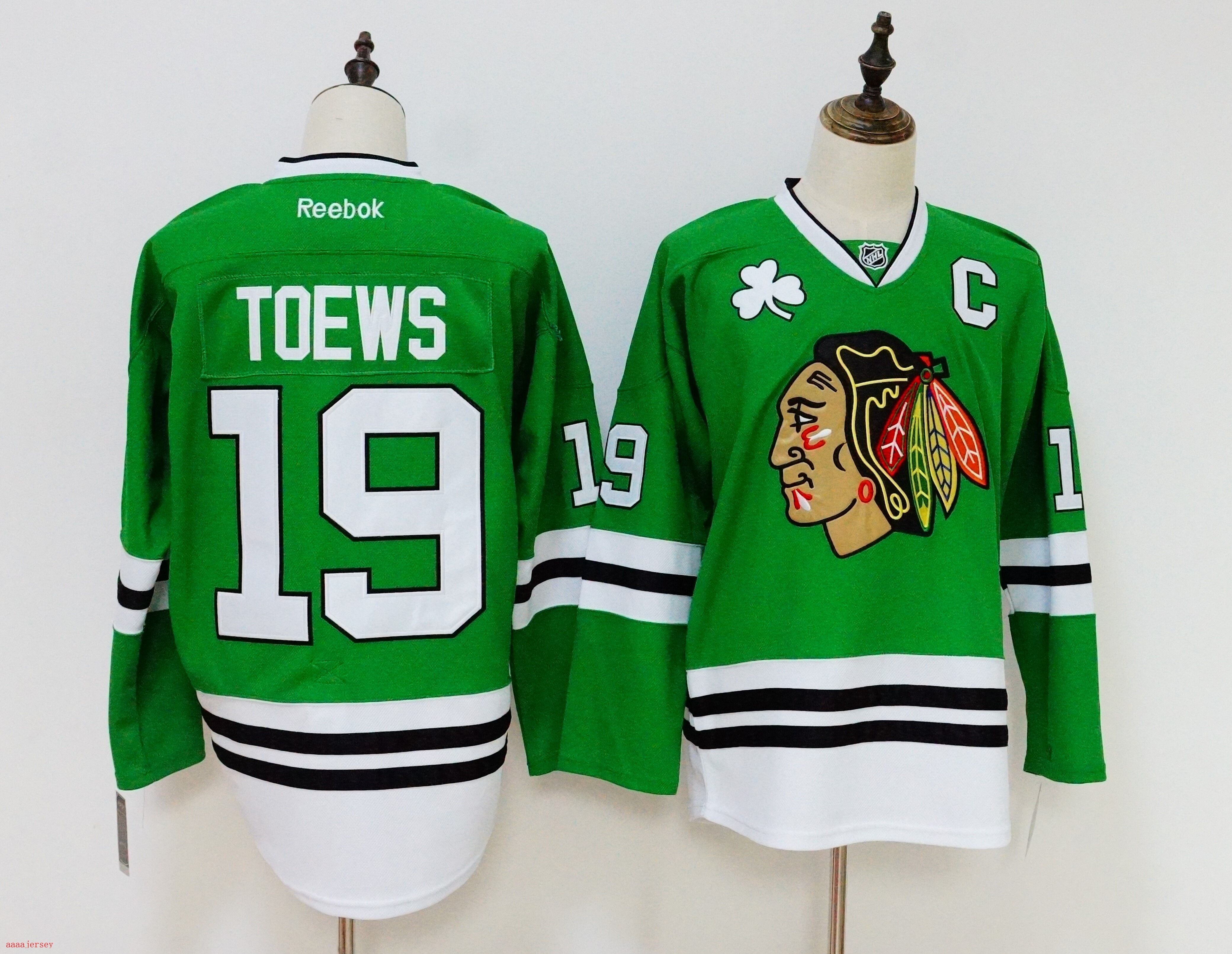 Chicago Blackhawks ice hockey jersey M-3XL 芝加哥黑鹰冰球服 2