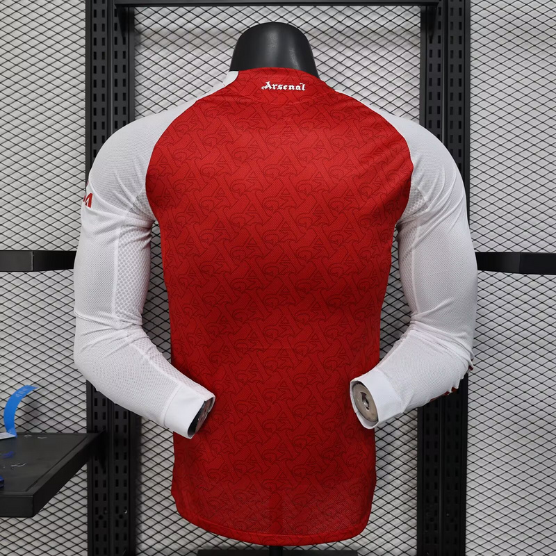 25-26 Arsenal Home Long Sleeve Kit Player Version Shirt AAAAJersey Wholesale Yupoo 3