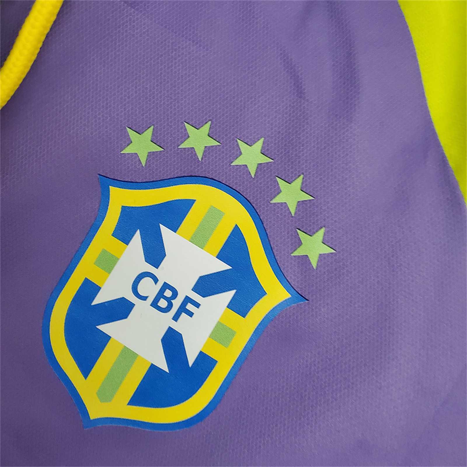 2021 Brazil purpleblack windbreaker 8