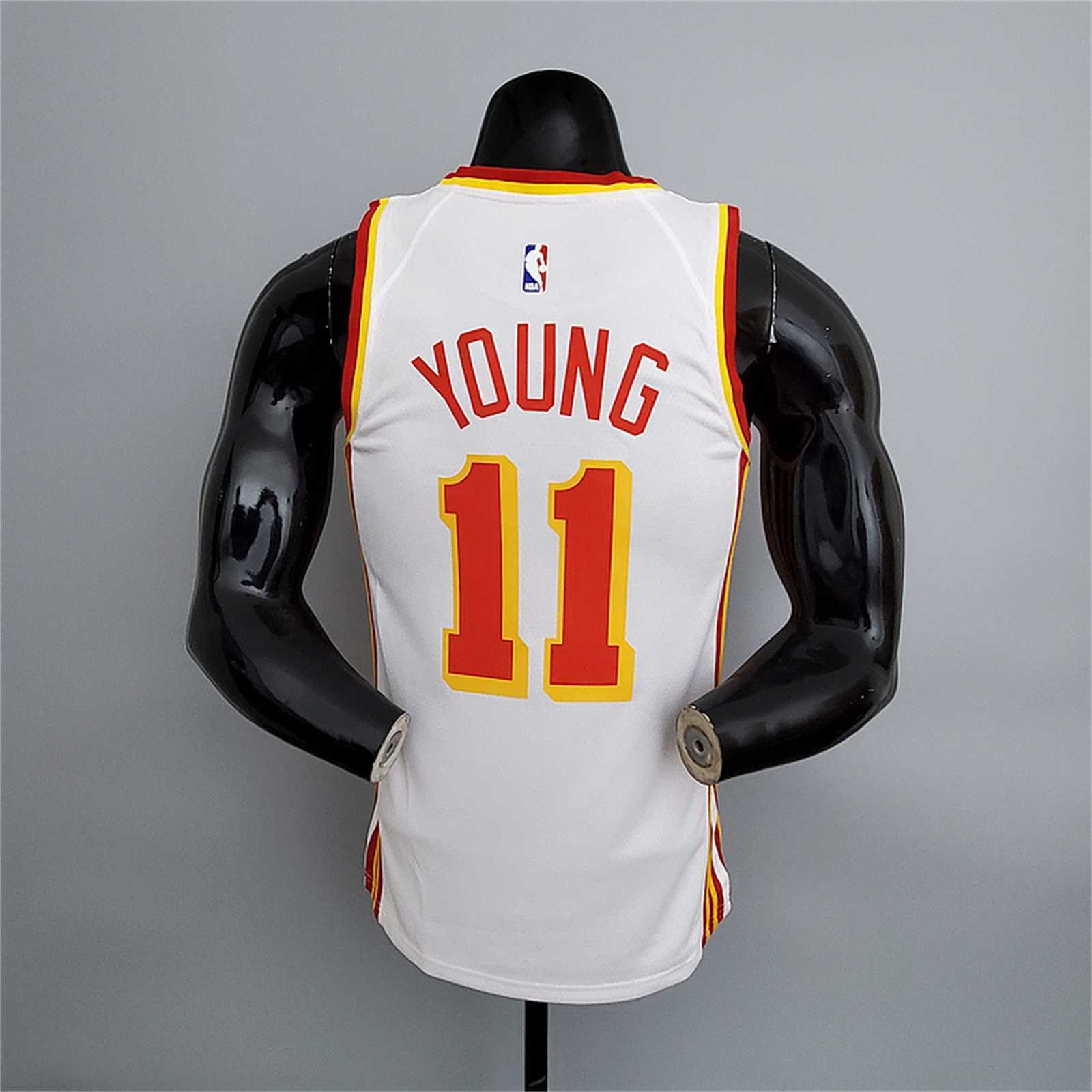 Hawks Young #11 White 6