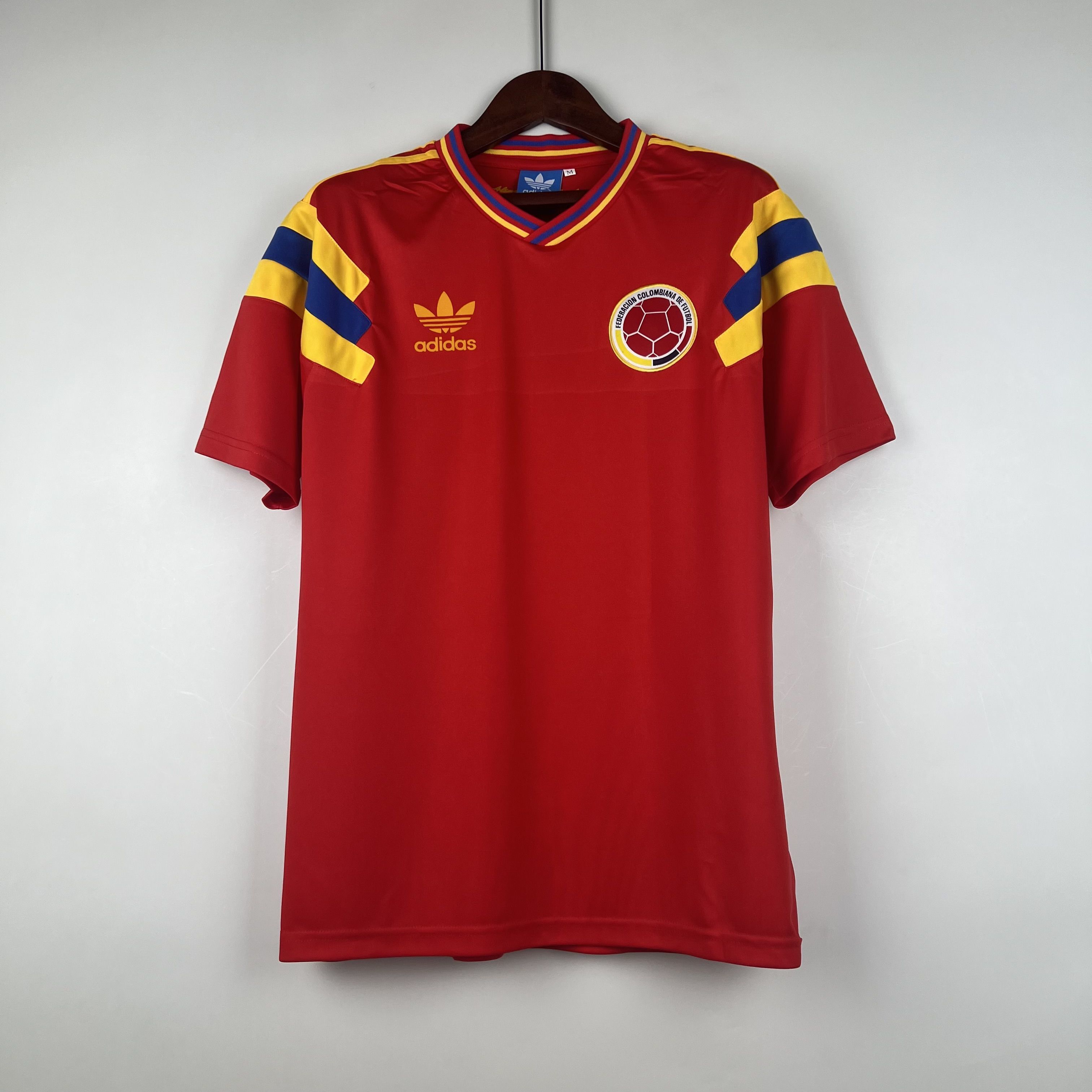 1990 Colombia Retro Away S-XXL best soccer jersey