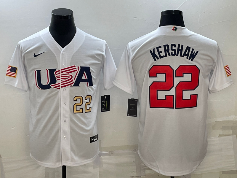 USA 2023 World Cup Baseball Jerseys 6