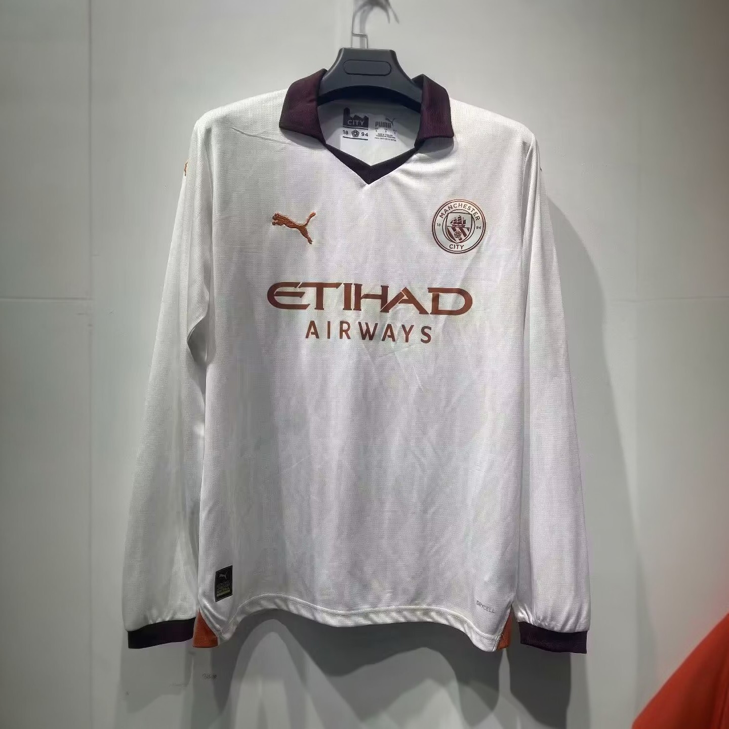 23-24 Manchester City Third Kit Long Sleeve Shirt Cheap Jersey Yupoo