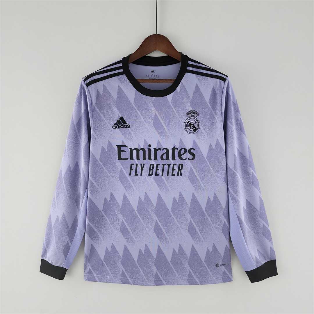 22-23 Real Madrid away long sleeve