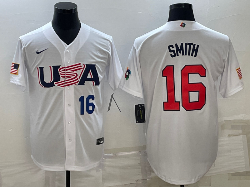 USA 2023 World Cup Baseball Jerseys 9