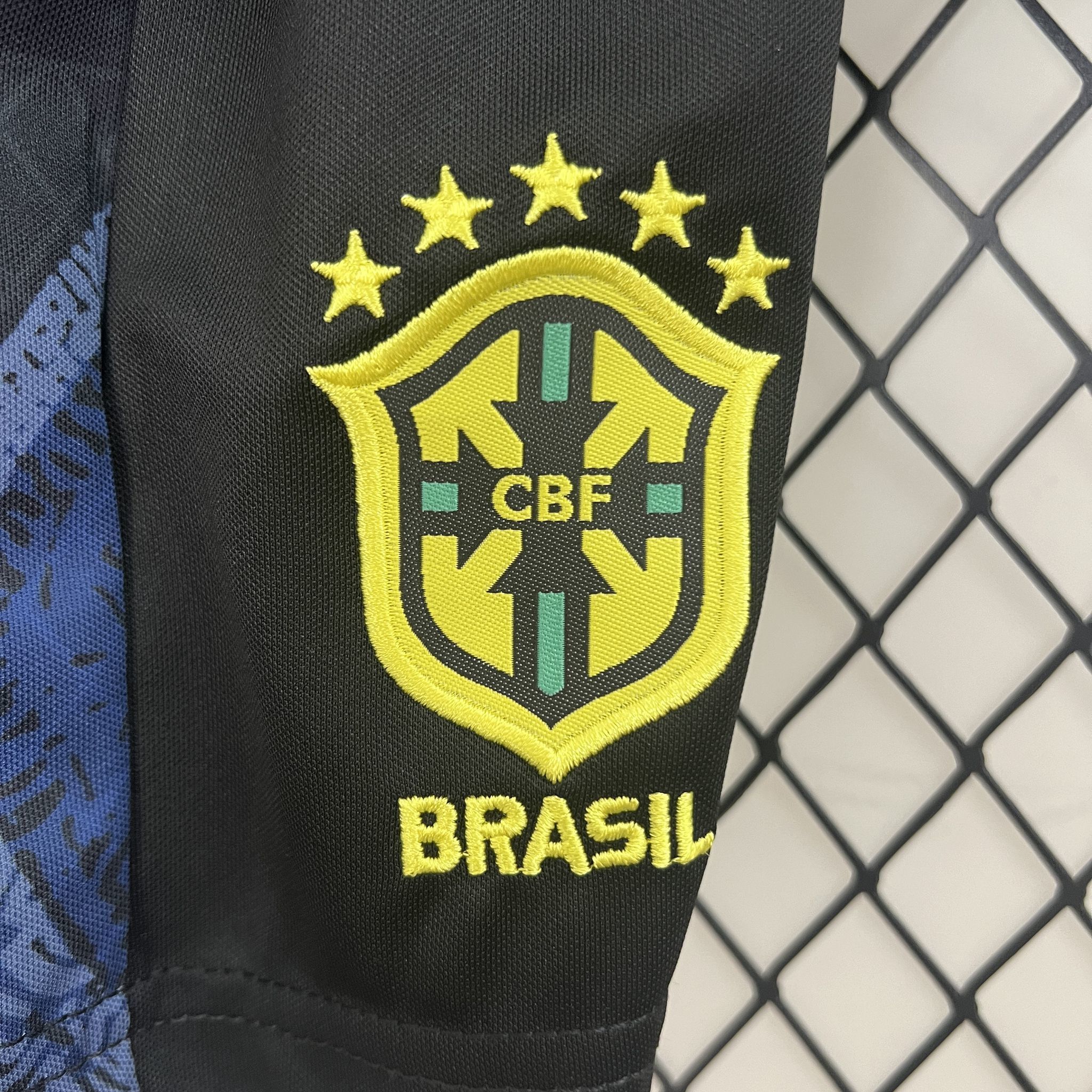24-25 Brazil Dark Blue Jesus Kid Kits Youth Apparels AAAAJersey Supplier Yupoo 6