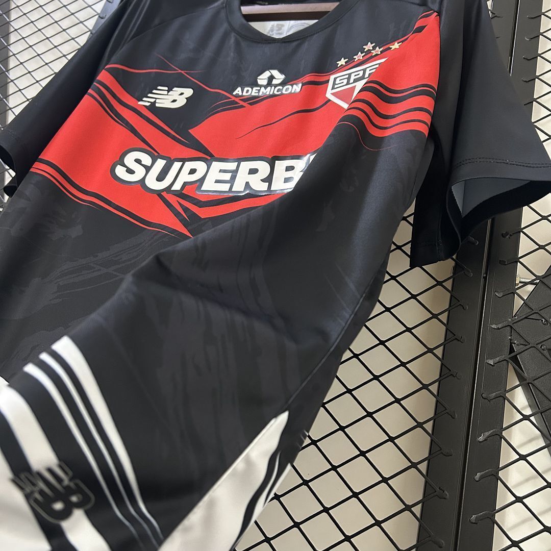 25-26 Sao Paulo Goalkeeper Black Shirt Soccer Uniform AAAAJersey Dropship Yupoo 1