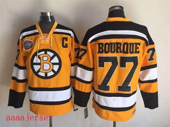 Boston Bruins retro ice hockey jersey M-3XL 波士顿棕熊队复古冰球服