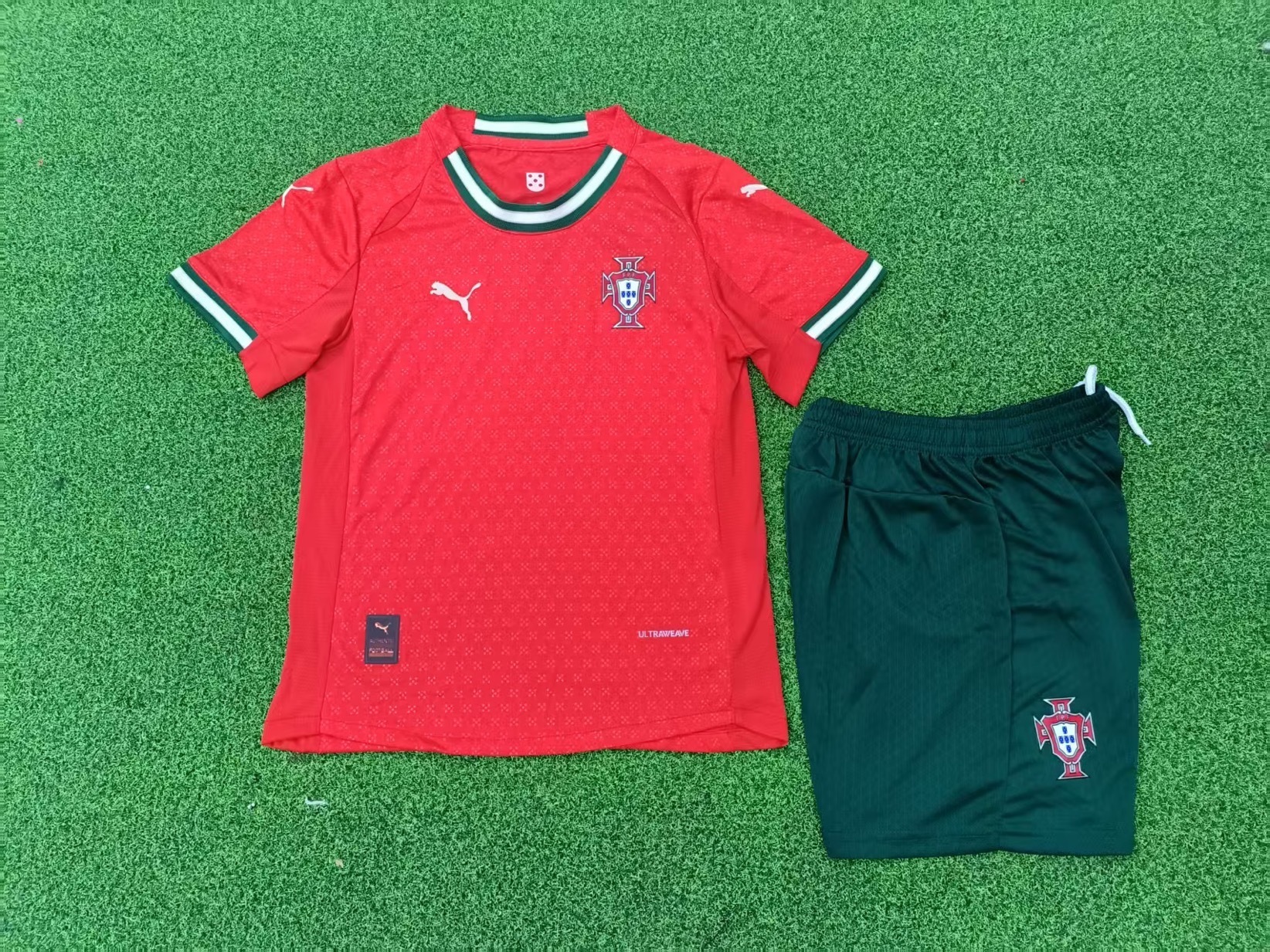 25-26 Portugal Home Player Version Kid Kits Youth Apparels Soccer AAAAJersey Yupoo