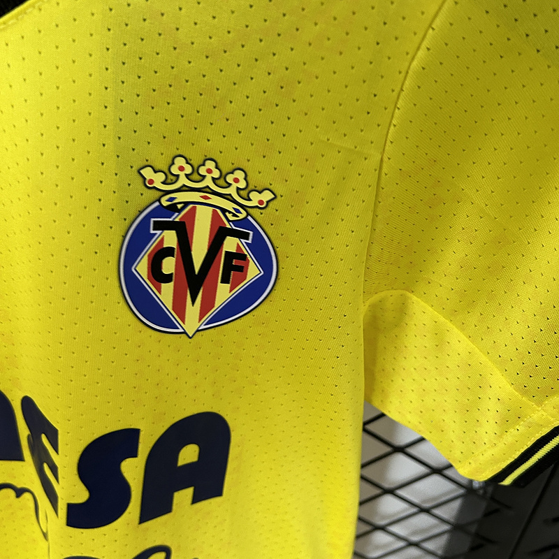 24-25 Villarreal Home Kid Kits Youth Apparels Soccer AAAAJersey Yupoo 3