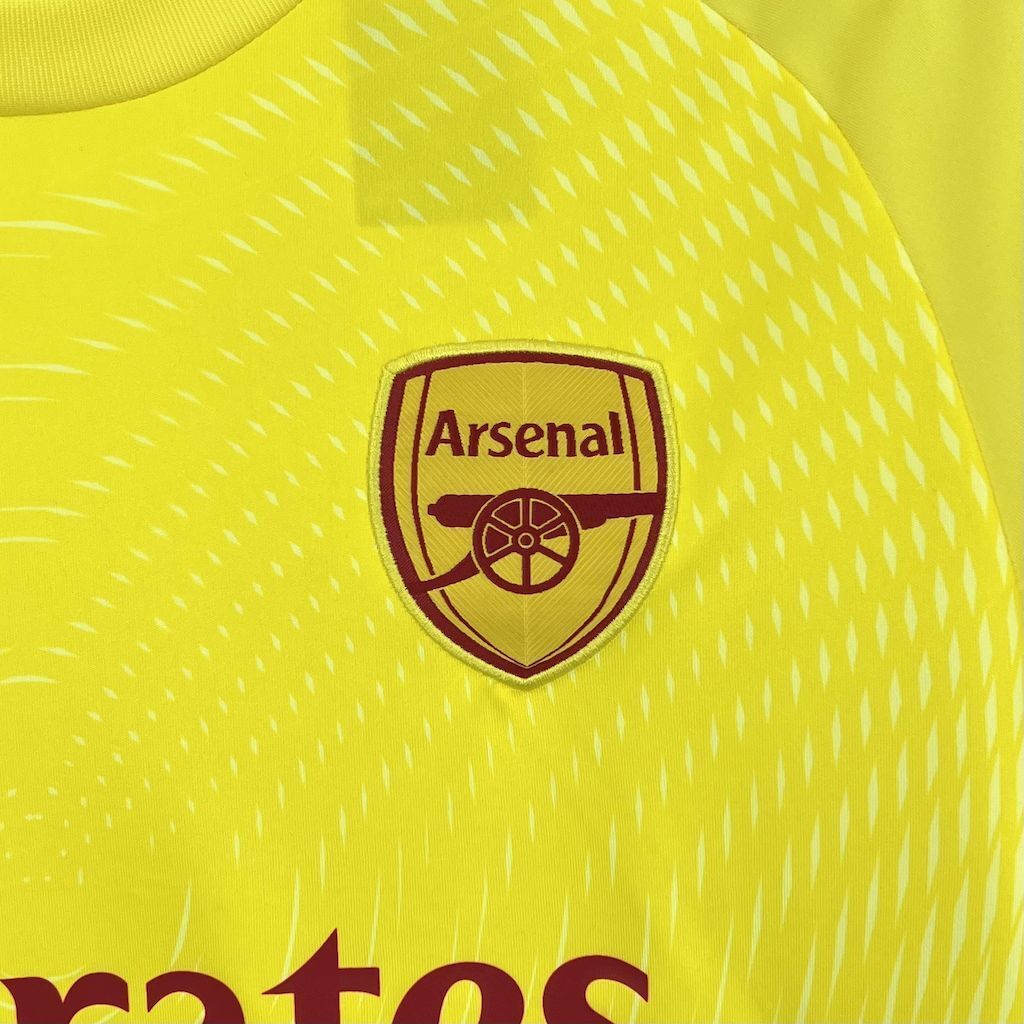 25-26 Arsenal Yellow Goalkeeper Shirt Football Uniform AAAAJersey Yupoo 2
