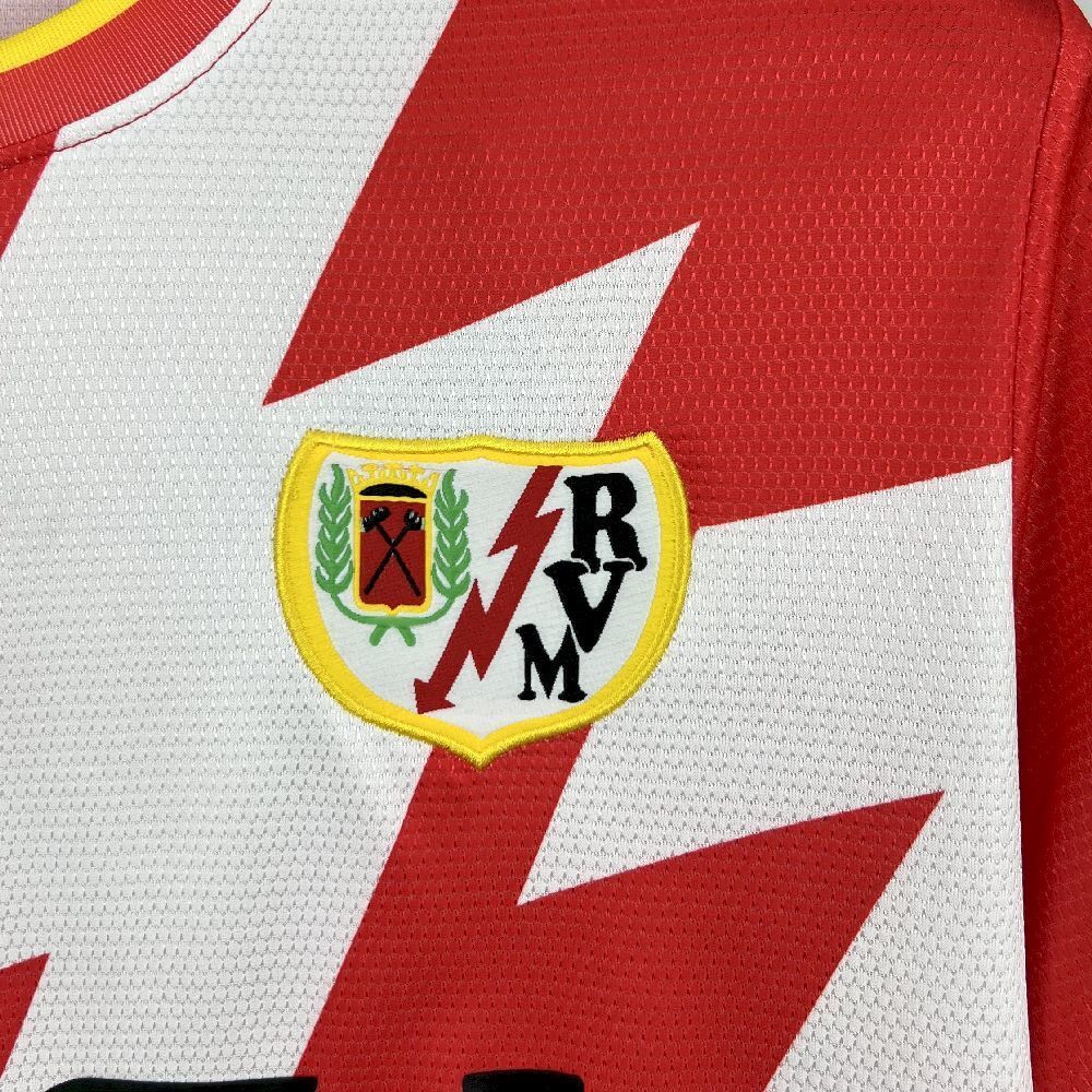 25-26 Rayo Vallecano Home Shirt Football Apparels AAAAJersey Supply Yupoo 4