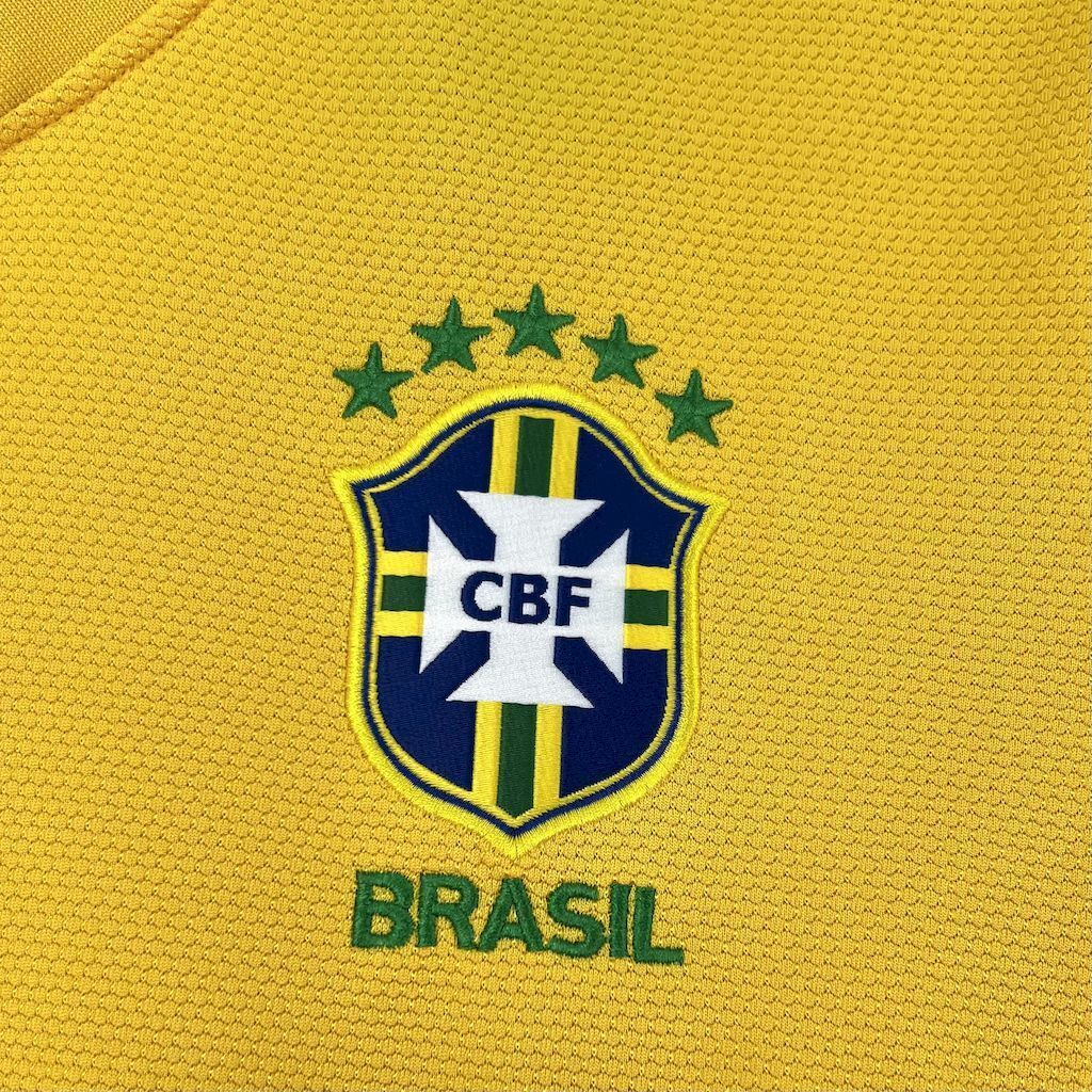 2012 Brazil Home Retro Kit Vintage Shirt AAAAJersey Supply Yupoo 2