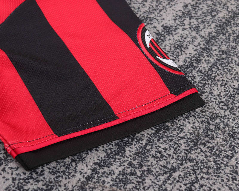 96-97 AC Milan Home Retro Kid Kits Youth Apparels AAAAJersey Supplier Yupoo 2
