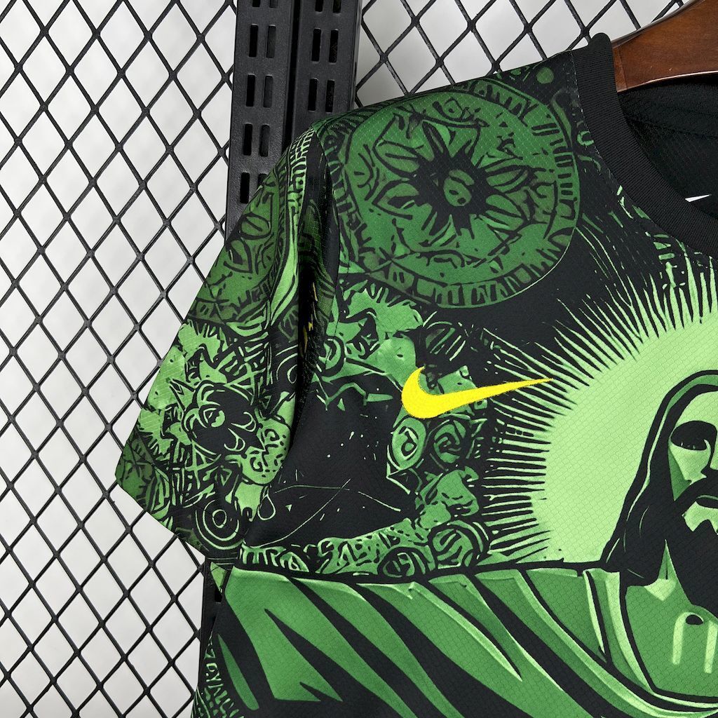2024 Brazil Christ the Redeemer Green Special Edition Kit Soccer AAAAJersey Yupoo 4