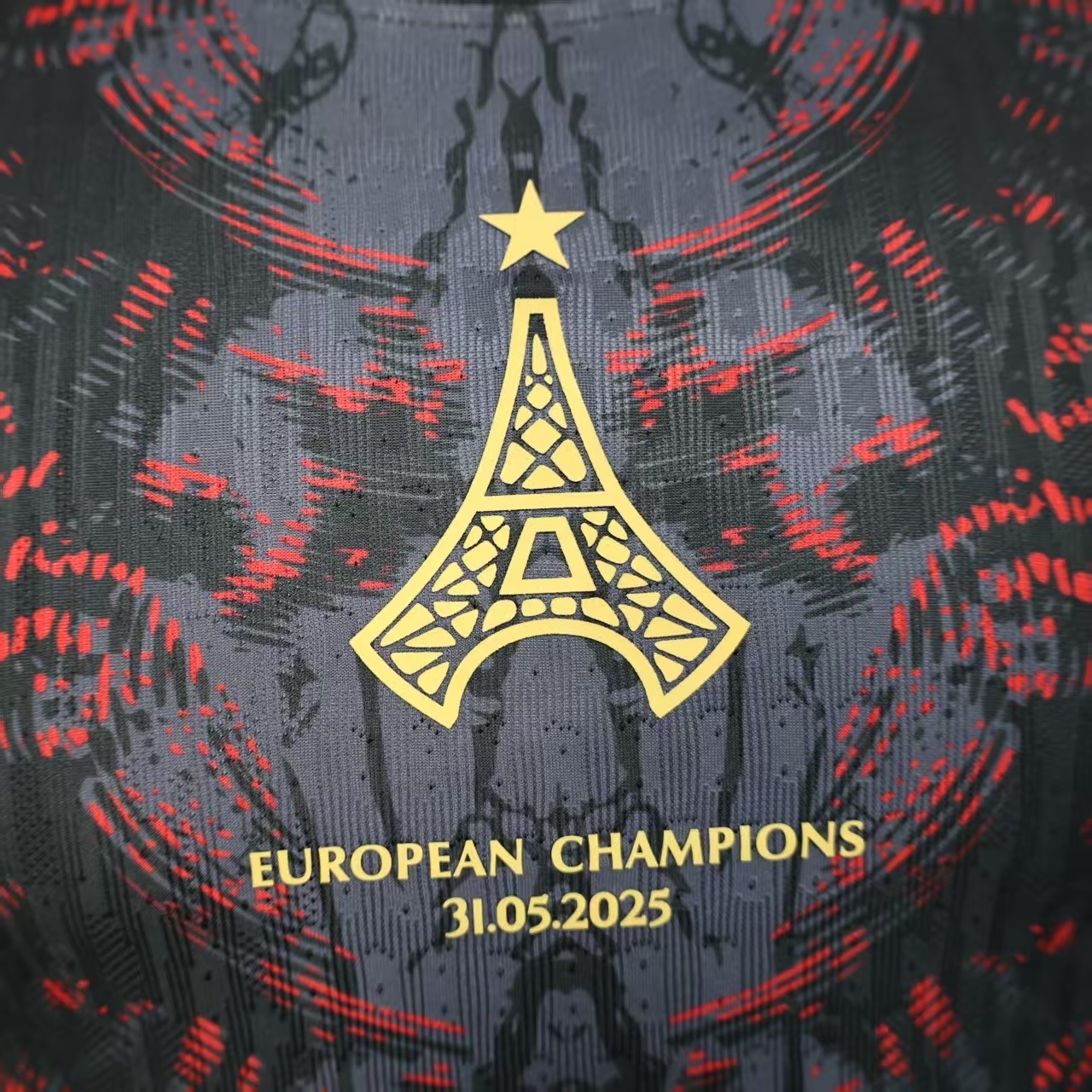 25-26 PSG European Champions Grey Player Edition Shirt Football Apparels AAAAJersey Supply Yupo 3