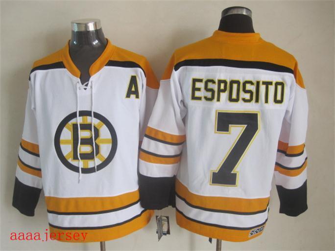 Boston Bruins retro ice hockey jersey M-3XL 波士顿棕熊队复古冰球服 3