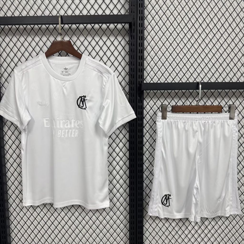26-27 Real Madrid 125th Anniversary Kid Kits Youth Football Apparels AAAAJersey Supply Yupoo 4 2