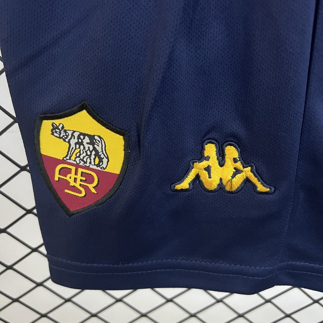 01-02 Roma Home Retro Kid Kits Youth Apparels Sport AAAAJersey Yupoo 7