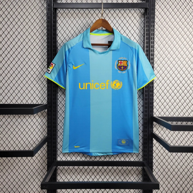 07-08 Barcelona Retro Away Kit Jersey Supplier Yupoo